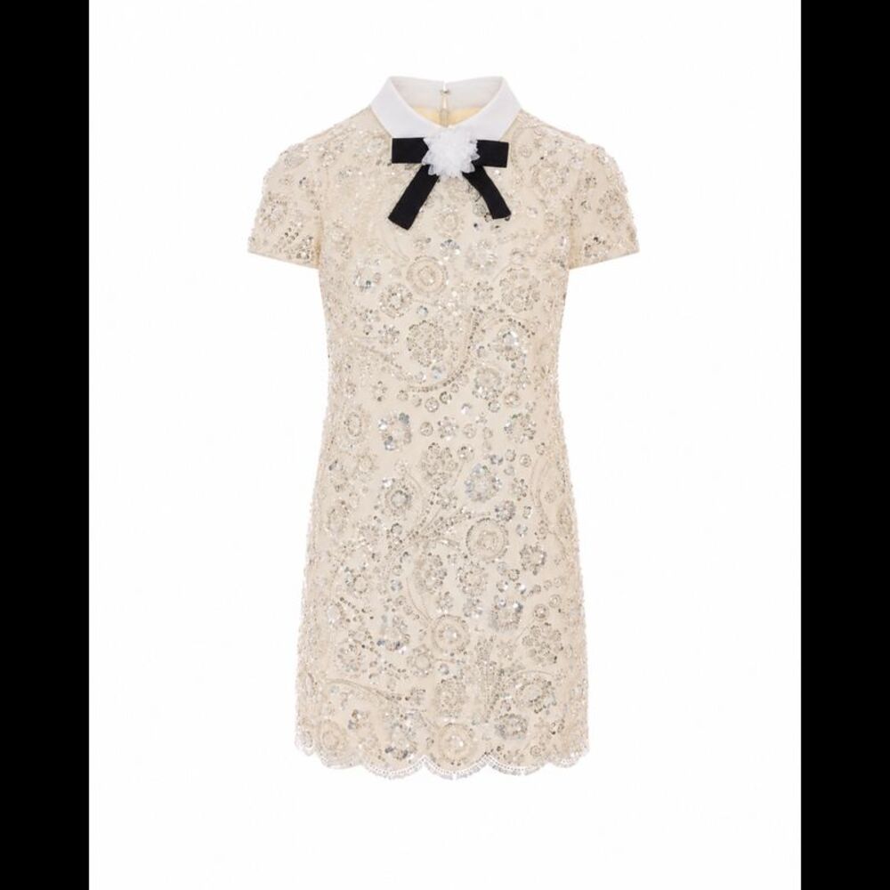 Self Portrait Women Sequin Embellished Mini Dress